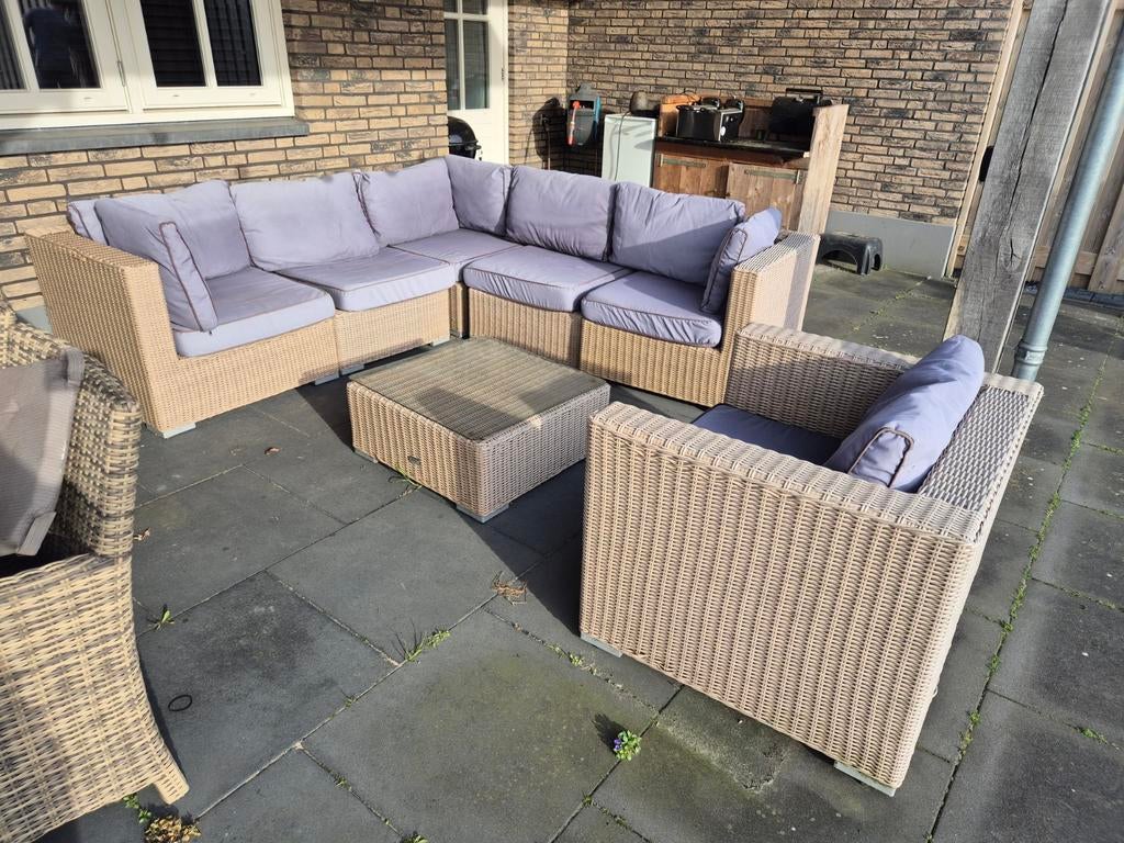 Complete loungeset,  teab!, Tuin en Terras, Tuinsets en Loungesets, Ophalen, Gebruikt