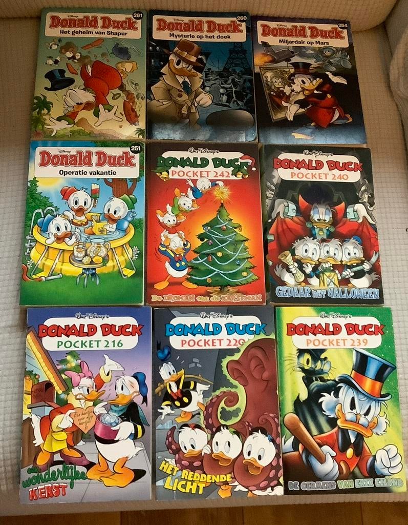 DONALD DUCK POCKETS VAN 1 EURO TOT 2 EURO PER STUK, Meerdere stripboeken, Ophalen of Verzenden, Gelezen