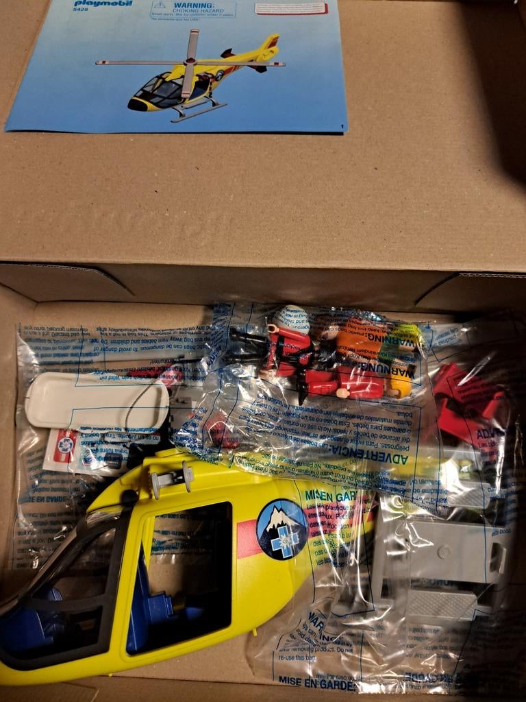 Playmobil helikopter, Watersport en Boten, Hengelsport | Zeevissen, Ophalen of Verzenden, Nieuw, Overige typen