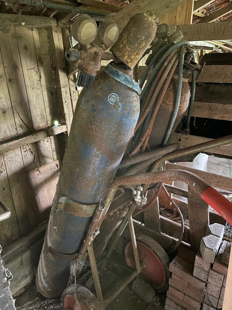 Autogeen lasapparaat op kar, Doe-het-zelf en Verbouw, Gereedschap | Lasapparaten, Gebruikt, Overige typen, Ophalen