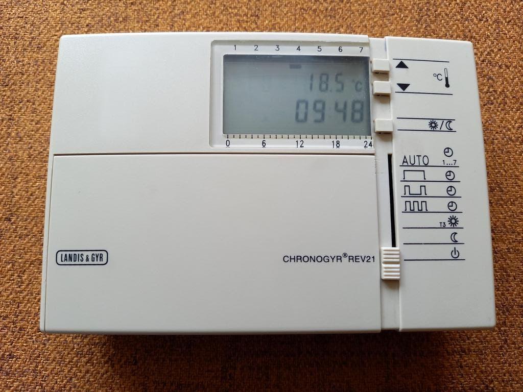 Kamerthermostaat Landis & Gyr, Ophalen of Verzenden, Gebruikt