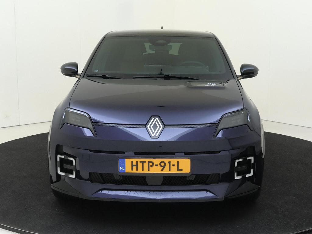 Renault 5 urban range iconic cinq 40 kWh | Pack Safety & Adv, Auto's, Renault, Stof, Blauw, 122 pk, Origineel Nederlands