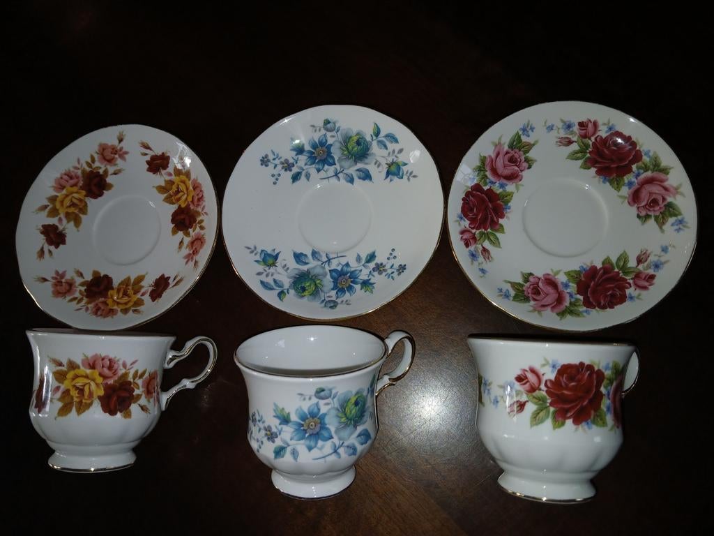 Kop en schotels Queen Ann, Antiek en Kunst, Ophalen of Verzenden