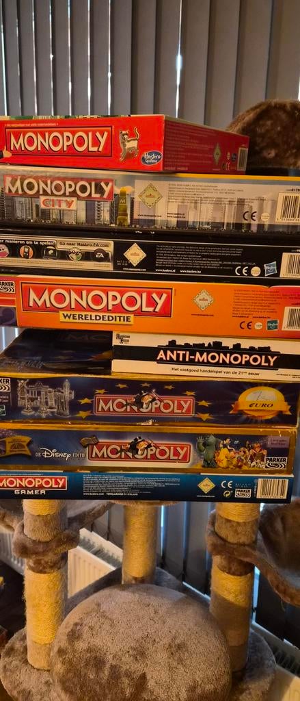 Monopoly Bordspellen Verzameling - Diverse Edities, Vijf spelers of meer, Ophalen of Verzenden, Gebruikt, Hasbro Gaming / Parker Brothers