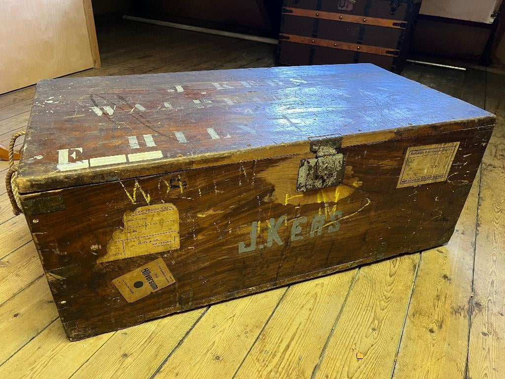 scheepskist, Ophalen, Gebruikt, 100 tot 150 cm, Minder dan 50 cm