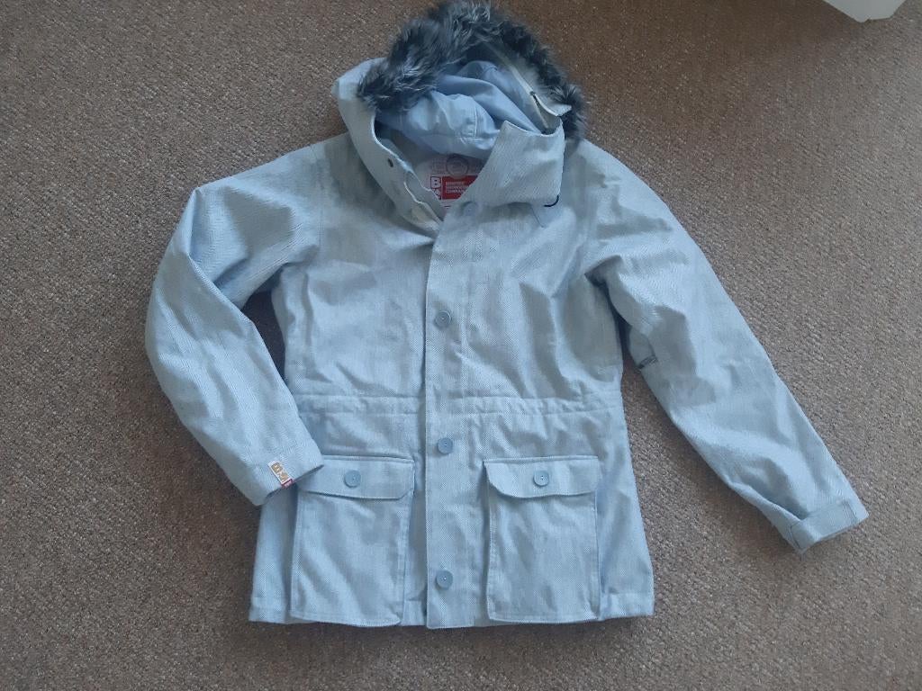 grijze winterjas / snowboardjas Bonfire maat M, Bonfire, Zo goed als nieuw, Jack, Ophalen