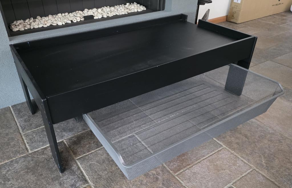 Speeltafel met grote lade Zwart, Ophalen, Gebruikt