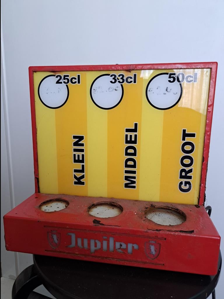 Jupiler lichtbak, Ophalen of Verzenden, Gebruikt, Lichtbak of (neon) lamp