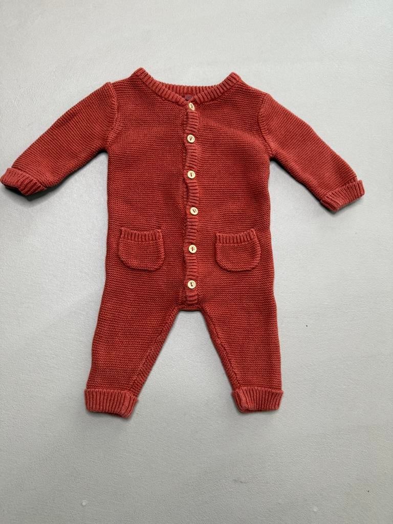 Handgemaakt baby pakje van wol maat 56, Kinderen en Baby's, Ophalen of Verzenden, Zo goed als nieuw, Jongetje of Meisje, Pakje