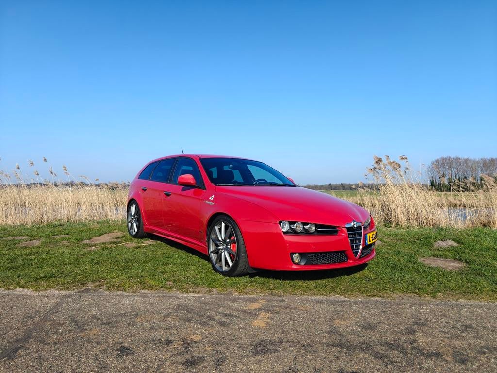 Alfa Romeo 159 Sportwagon Tbi Ti, Voorwielaandrijving, Zwart, 4 cilinders, Leder