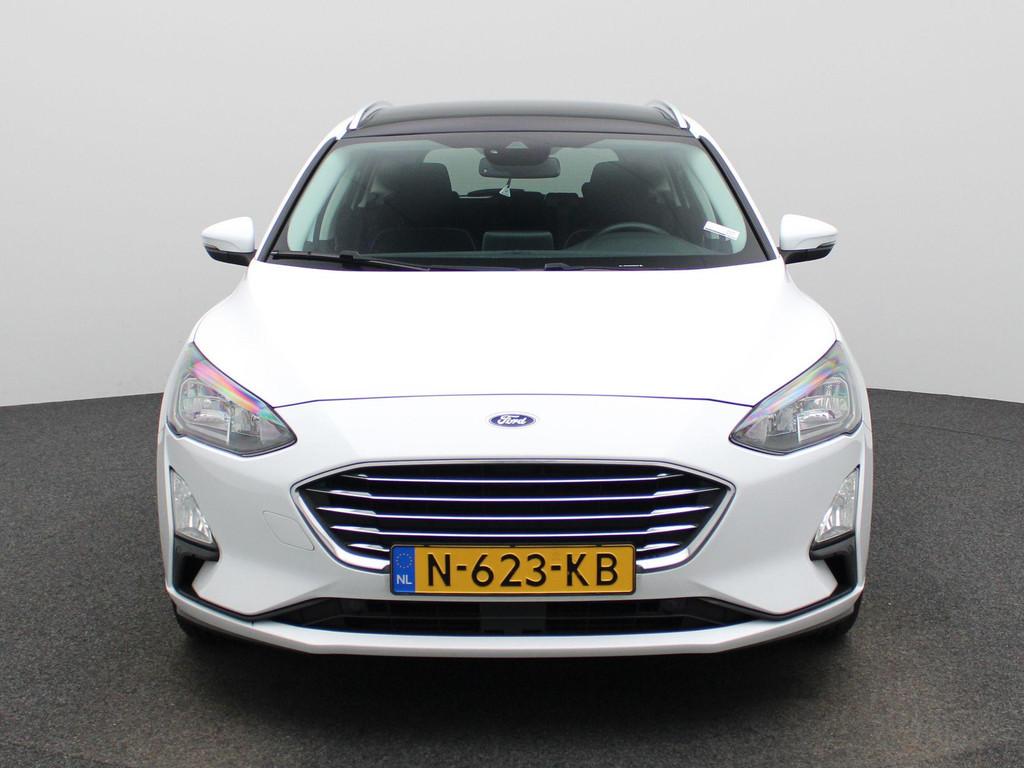 Ford Focus Wagon 1.0 EcoBoost Titanium X Business | PANORAMA, Gebruikt, Wit, Origineel Nederlands, 1300 kg