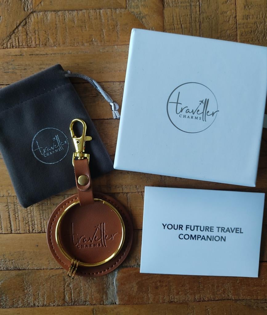 Nieuw - Traveller Charmes sleutelhanger met drie hangers, Verzamelen, Sleutelhangers, Verzenden, Nieuw, Stad of Land