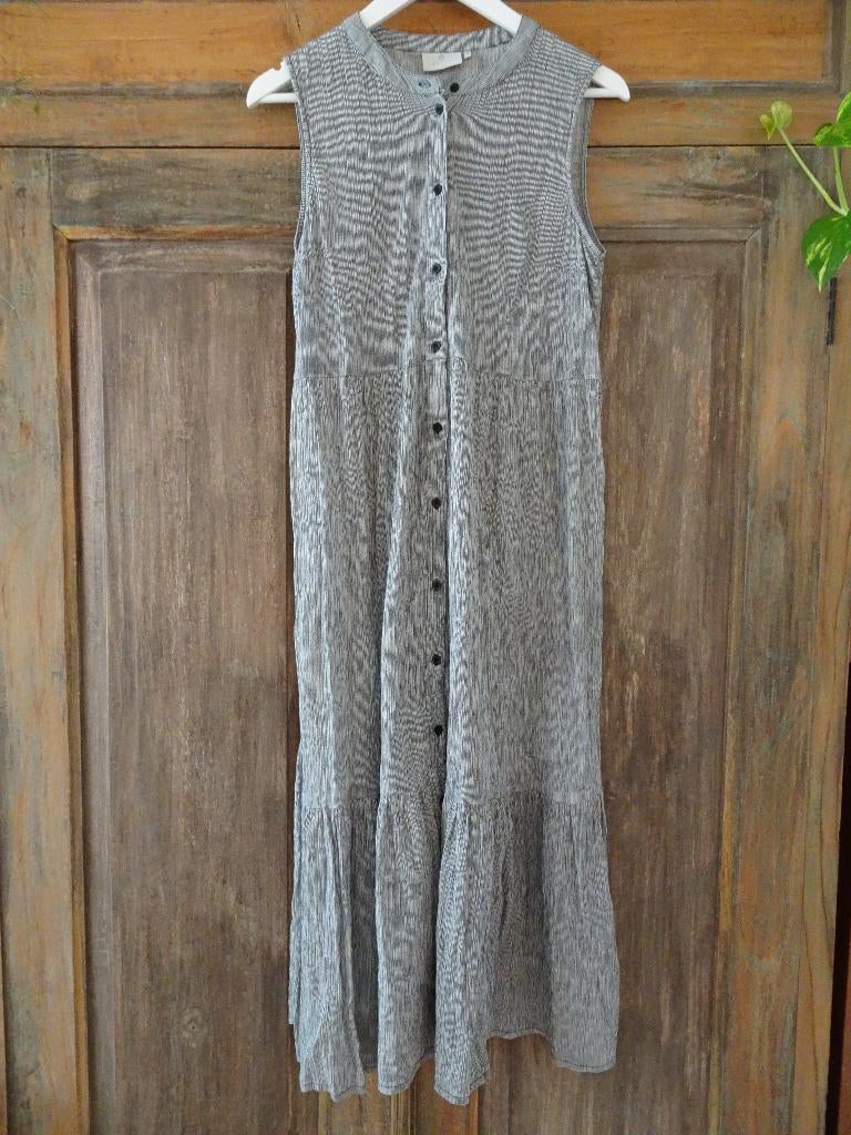 Boho dress maxi jurk van KAFFE maat 36, Zwart, Ophalen of Verzenden, Zo goed als nieuw, Maat 36 (S)