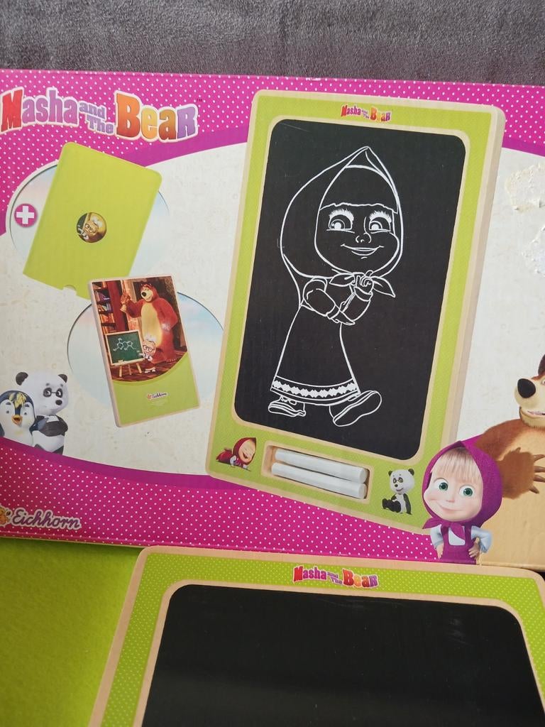 Masha en de Beer krijtbord, Ophalen of Verzenden, Nieuw, Knutselen