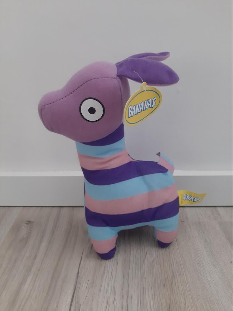 Nieuw! Knuffel bananas Fortnite llama lama L8237, Ophalen of Verzenden, Zo goed als nieuw, Overige typen