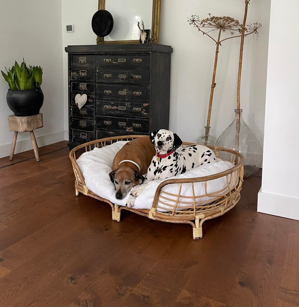 NIEUW XL Orthopedische Hondenmand - handgemaakt, wasbaar, Ophalen, Nieuw, Riet