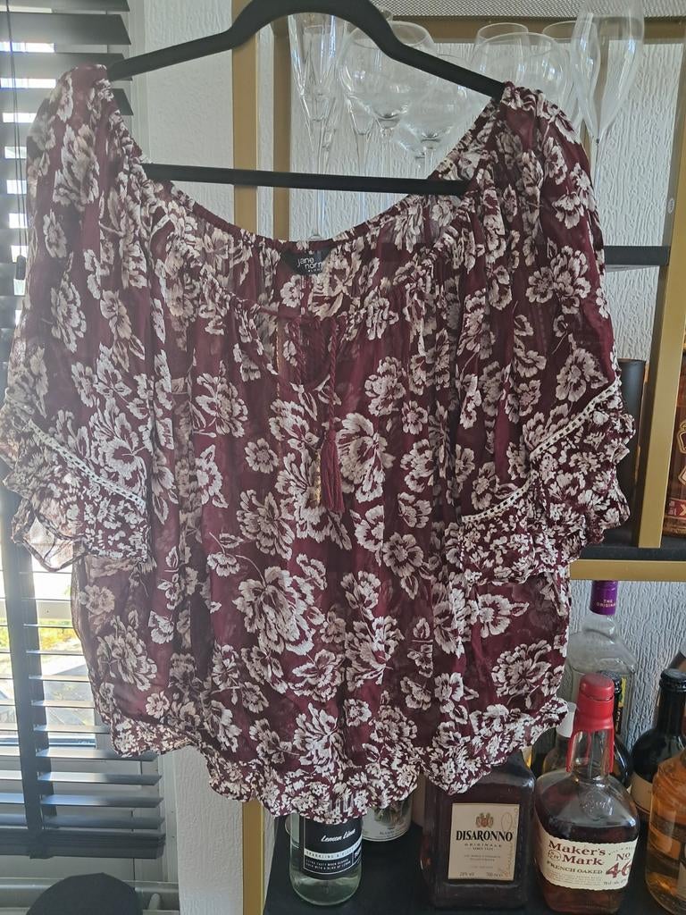 Jane Norman blouse XXL met bloemenprint, Overige kleuren, Maat 46/48 (XL) of groter, Jane Norman, Ophalen of Verzenden