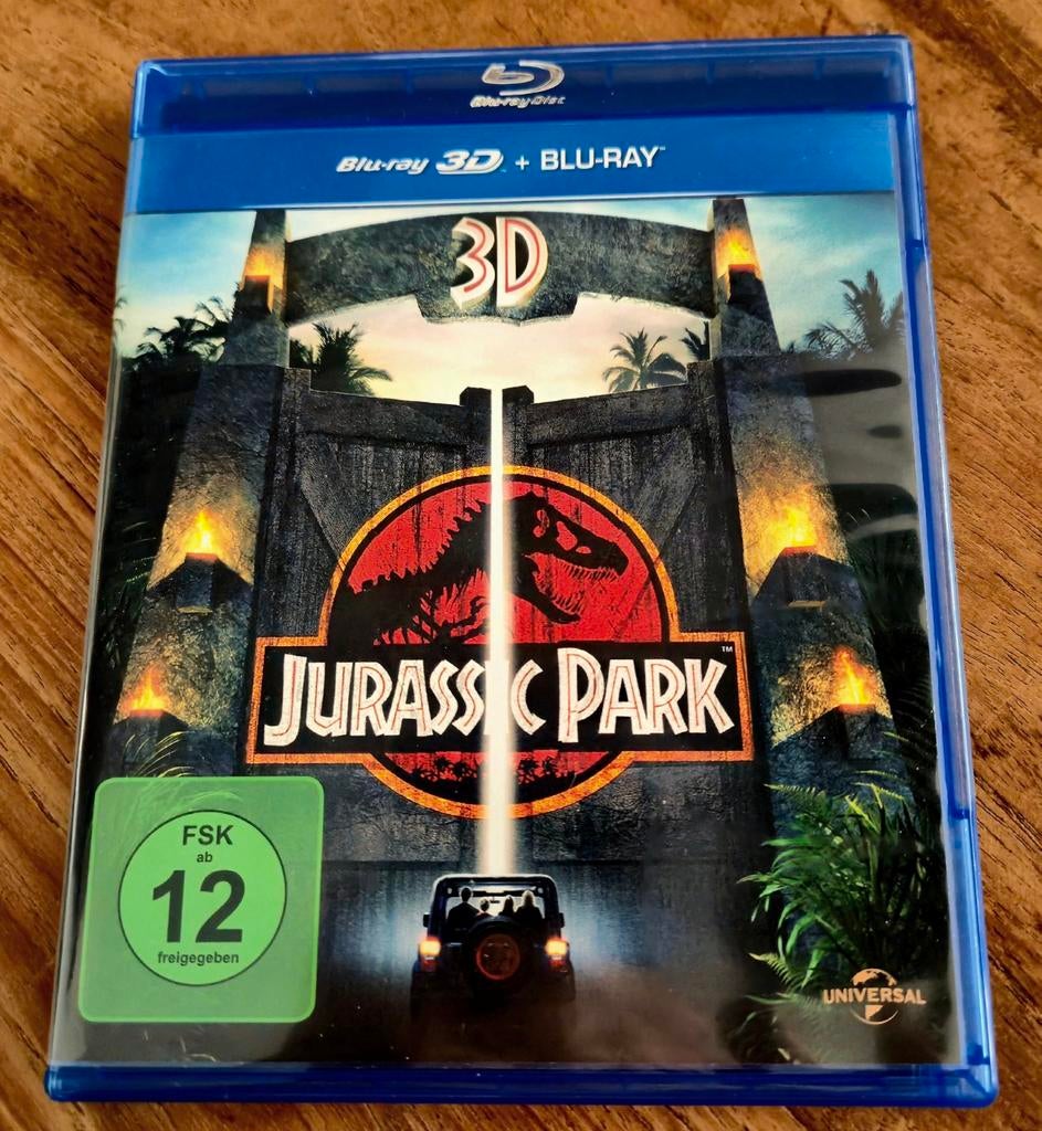 Jurassic Park, Blu-Ray 3D + 2D, Cd's en Dvd's, Blu-ray, Ophalen of Verzenden, Zo goed als nieuw