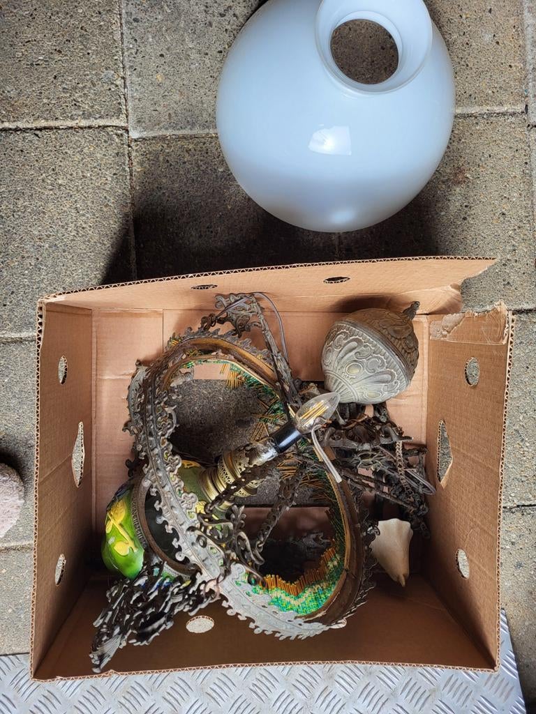 Antieke kroonluchter, Ophalen of Verzenden