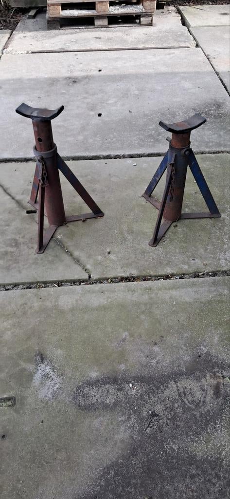 Zware verstelbare truckas steunen, Auto diversen, Krikken, Ophalen