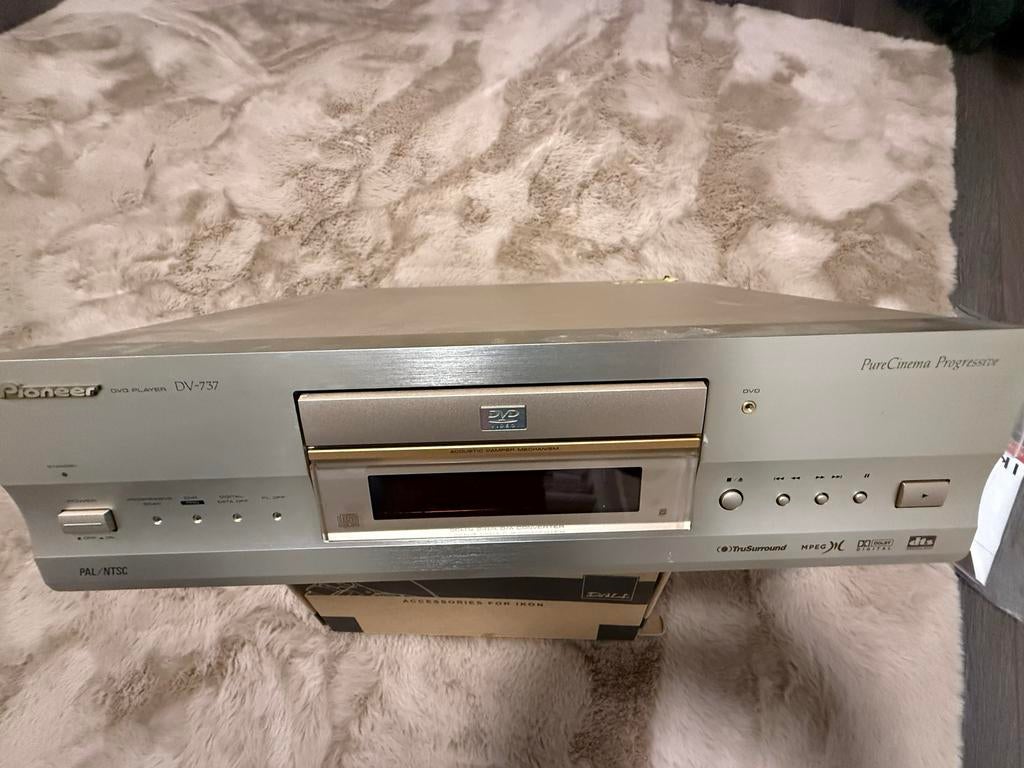 Pioneer DV-737 DVD-speler - PureCinema Progressive, Ophalen of Verzenden, Gebruikt, Dvd-speler, Pioneer