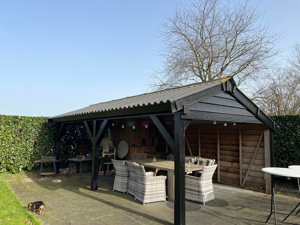 Kapschuur overkapping, Ophalen, Gebruikt, Douglas, Veranda