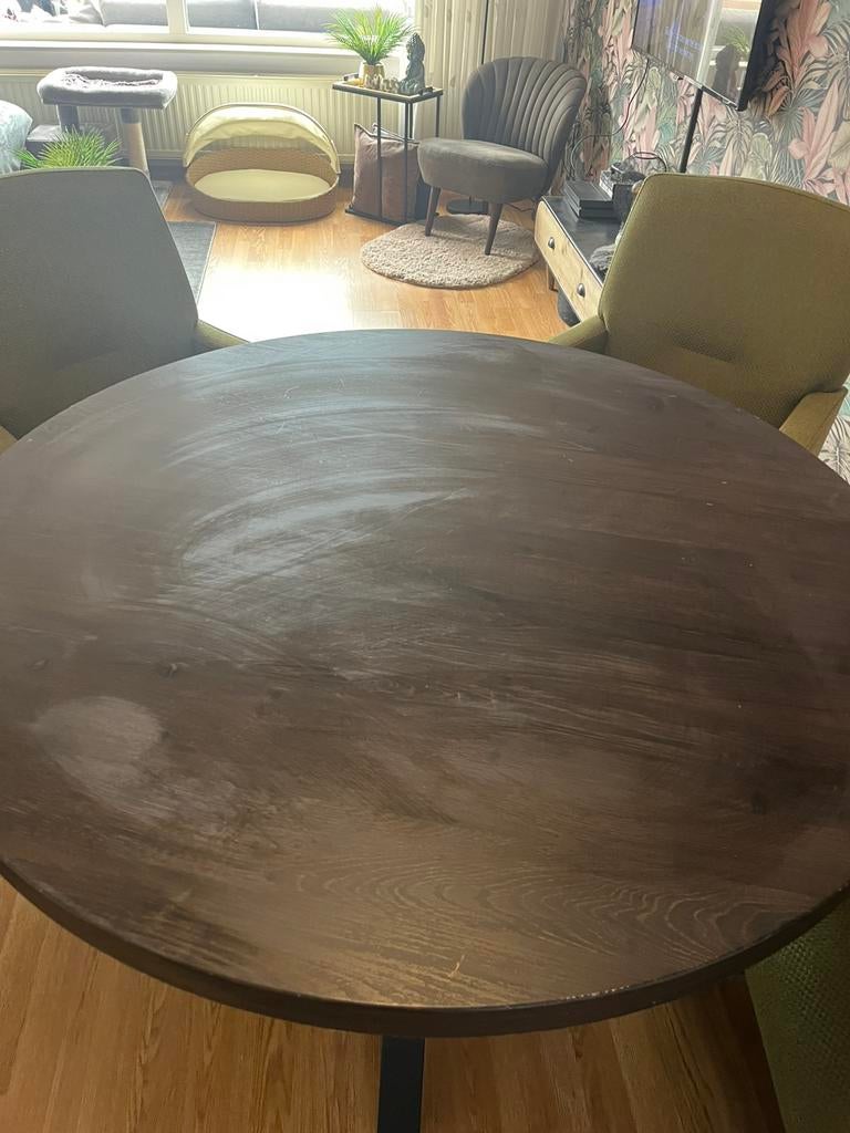Ronde tafel, Ophalen, Gebruikt, Rond, 100 tot 150 cm