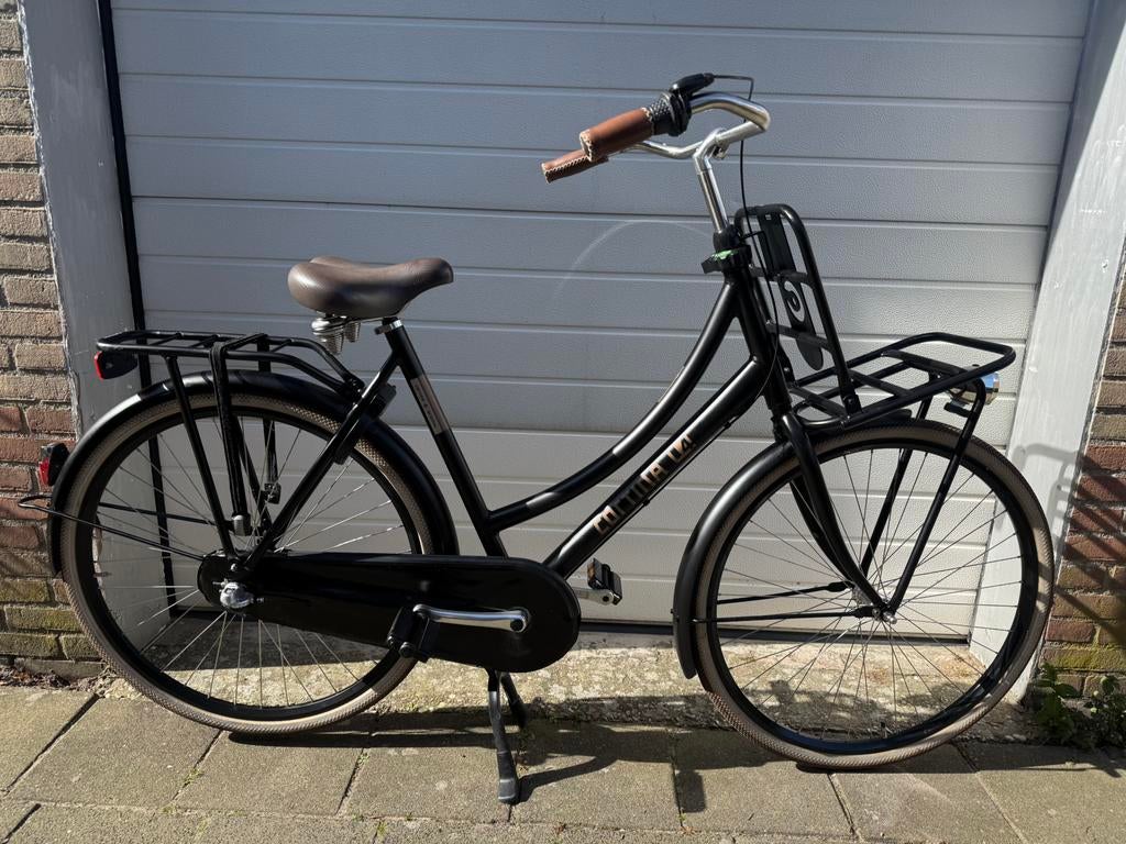 Cortina U4 Transport fiets 28 inch “uniek” jett black matt, Fietsen en Brommers, Fietsen | Meisjes, Ophalen of Verzenden, Zo goed als nieuw