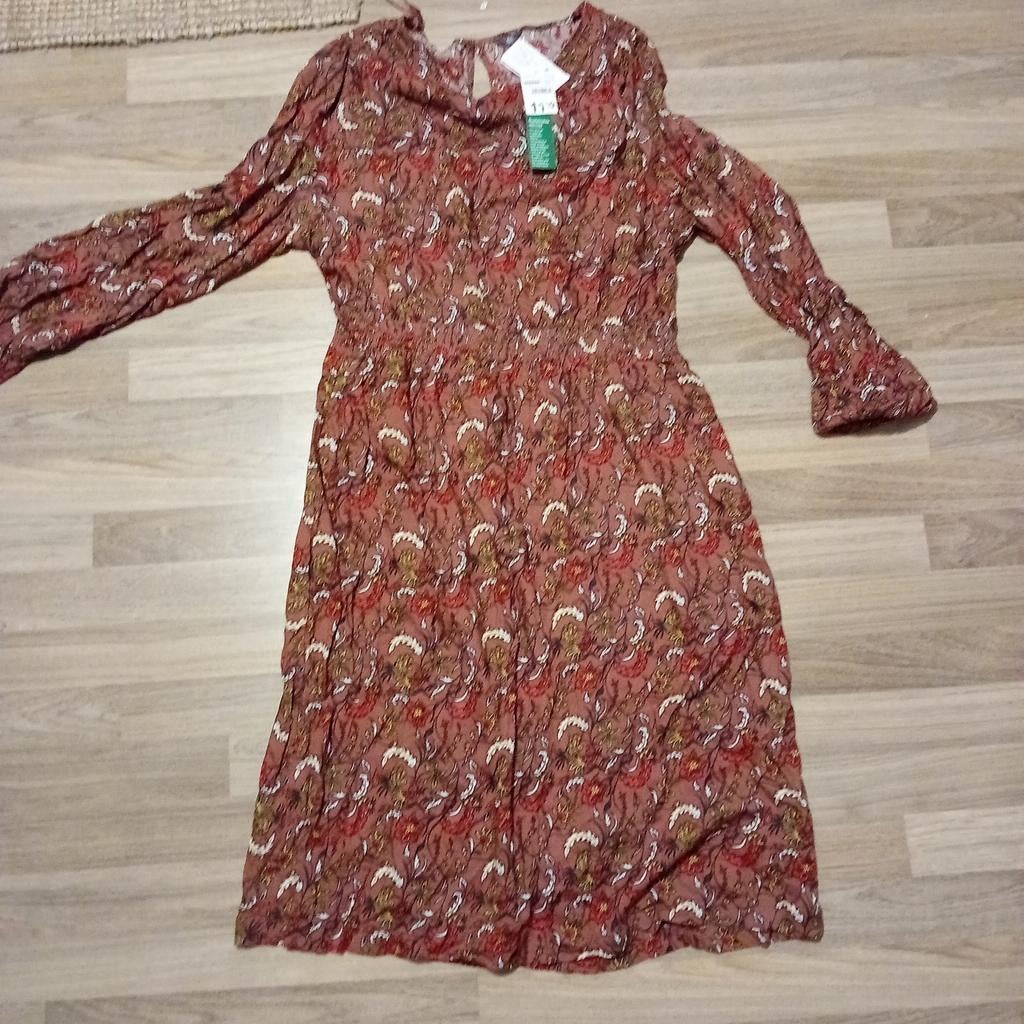 Jurk Zeeman maat 48, Bruin, Zeeman, Jurk, Nieuw