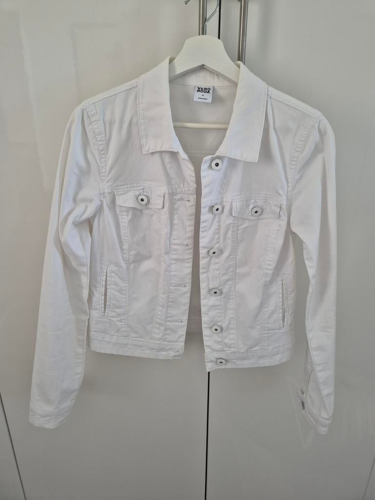 Witte spijkerjas van Vero Moda maat M, Kleding | Dames, Maat 38/40 (M), Vero Moda, Wit, Ophalen of Verzenden