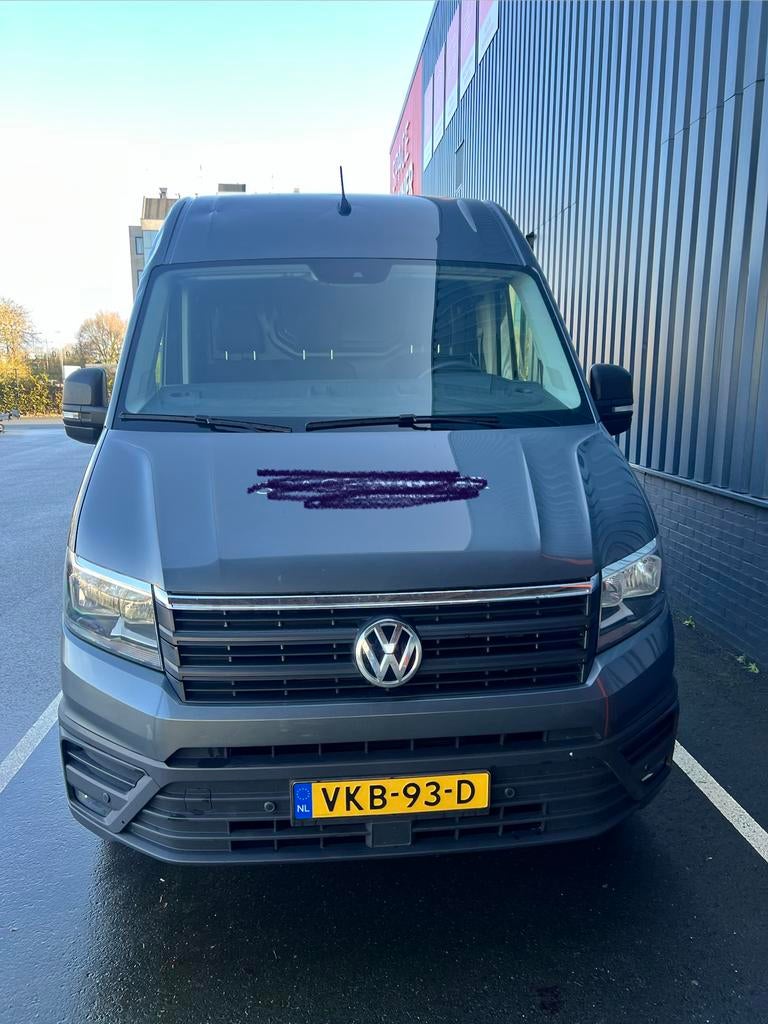 Volkswagen Crafter2.0  TDI 140pk L3 II ca. 80.000 km II Aut, Stof, Zwart, 4 cilinders, Volkswagen