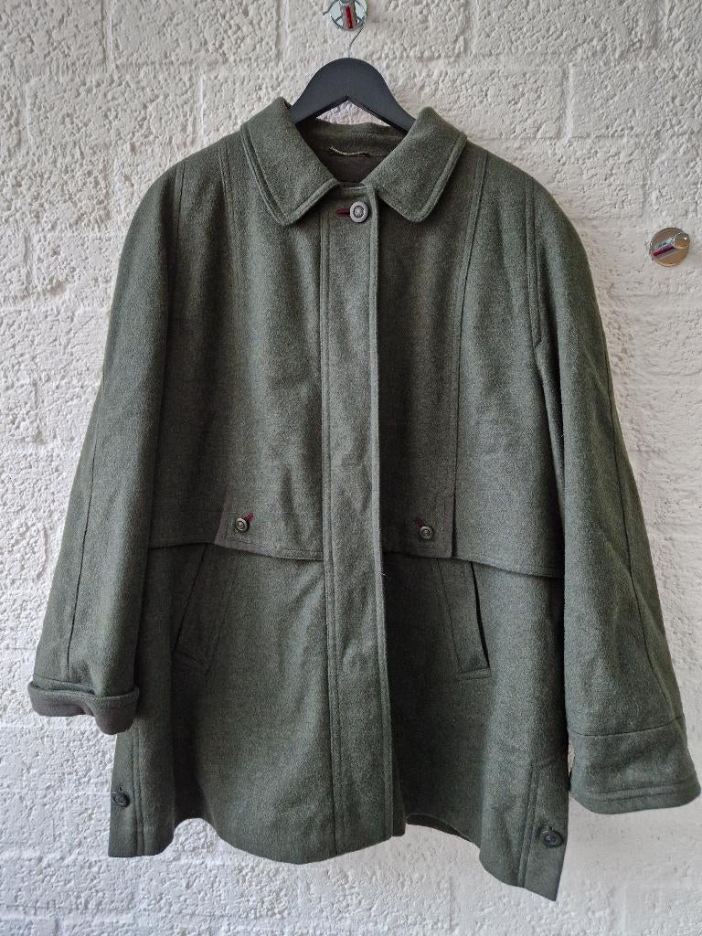 Baronia Loden Jas Wol/Alpaca – Heritage Groen, Kleding | Dames, Jassen | Winter, Ophalen of Verzenden, Zo goed als nieuw, Maat 46/48 (XL) of groter