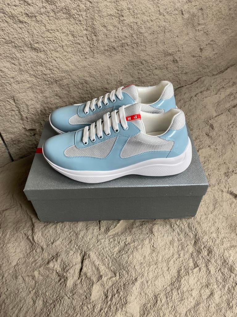 Prada America’s Cup Babyblauw – Alle Maten Tussen 39-46, Ophalen of Verzenden, Blauw, Sneakers of Gympen