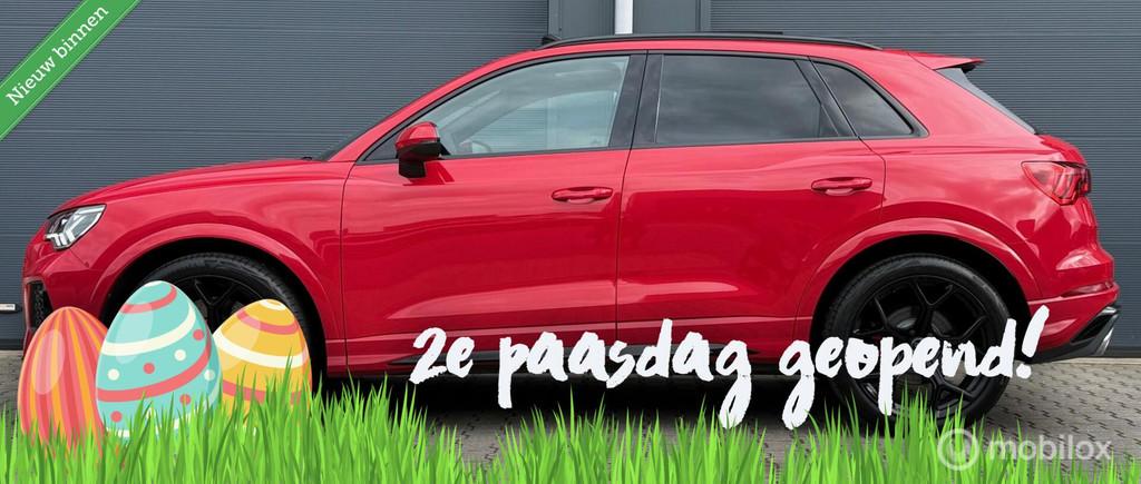 Audi RS Q3 2.5 TFSI BTW-auto/Pano.dak/Viritual/B&O/20’/Bla, Automaat, Gebruikt, Met garantie (alle), Bedrijf