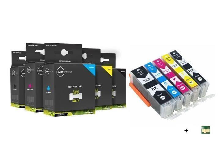 Set Canon PGI-580 & CLI-581 XXL serie Inktmedia Huismerk, ., Cartridge, Nieuw, Ophalen of Verzenden