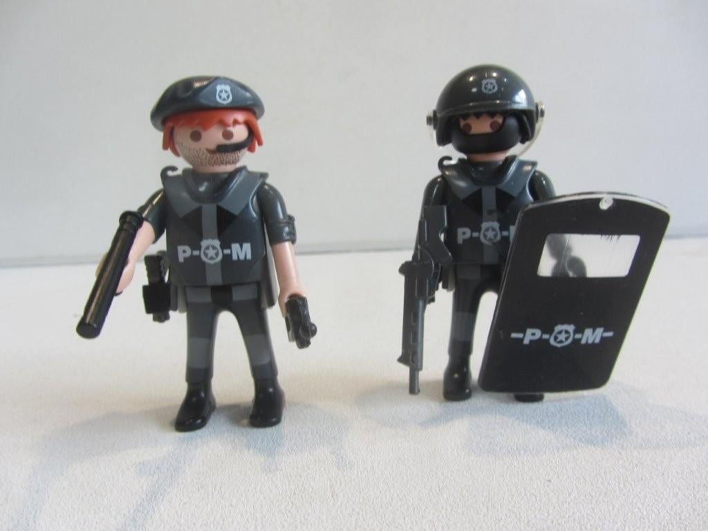playmobil  Playmobil DuoPack Politie Interventie-team – 5515, Ophalen of Verzenden, Gebruikt, Los playmobil