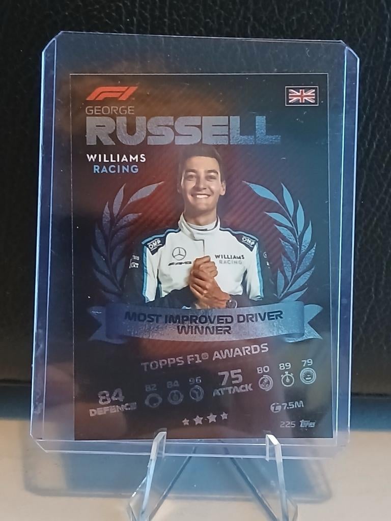 George Russell Williams Racing Topps F1 Awards Kaart, Ophalen of Verzenden, Zo goed als nieuw, Formule 1