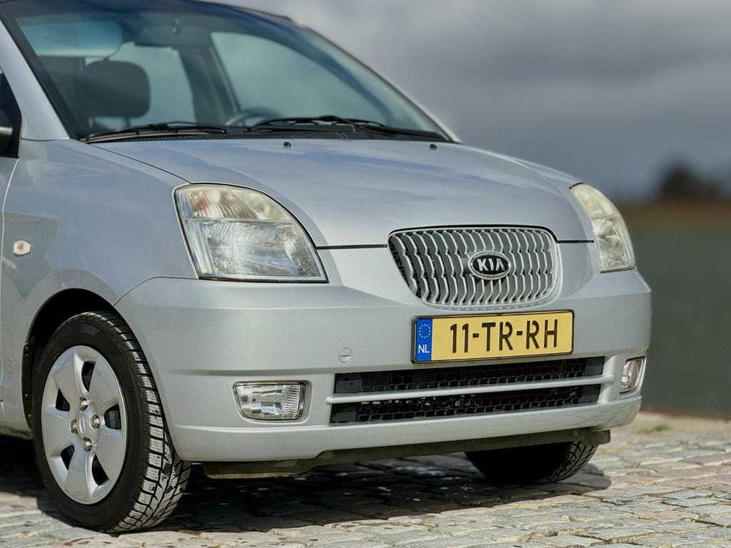 Kia Picanto 1.1 EX|Automaat|Airco|4 El. Ramen|NAP, Auto's, Kia, Stof, Gebruikt, 4 cilinders, Metallic lak