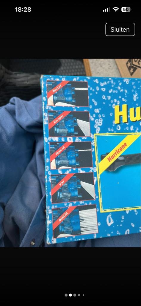 Hurricane sproeier, Ophalen, Nieuw, Overige typen