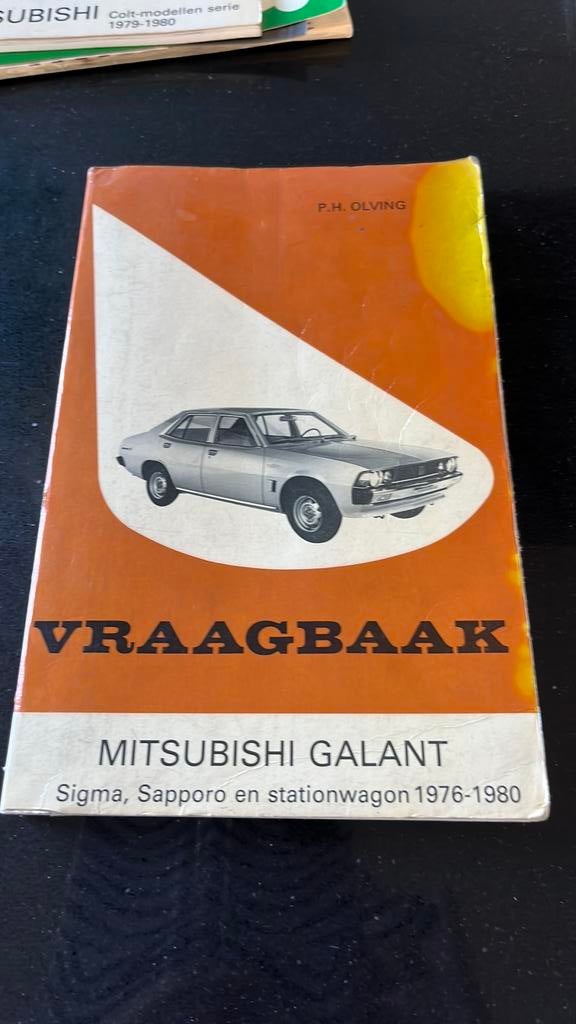 Boekje Vraagbaak Mitsubishi Galant, Ophalen of Verzenden