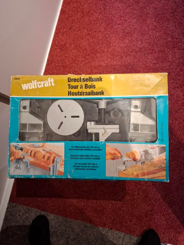 Hout draaiset, Hobby en Vrije tijd, Ophalen of Verzenden, Nieuw, Materiaal