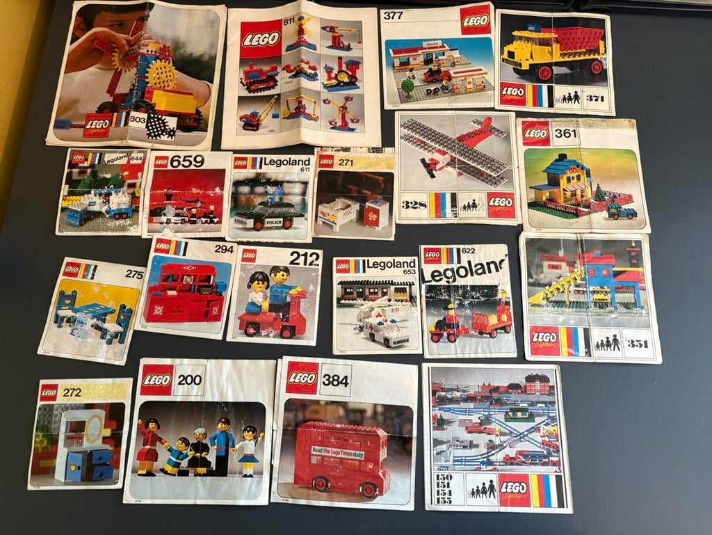 Partij lego instructie boekjes, Lego, Lego, Verzenden, Zo goed als nieuw