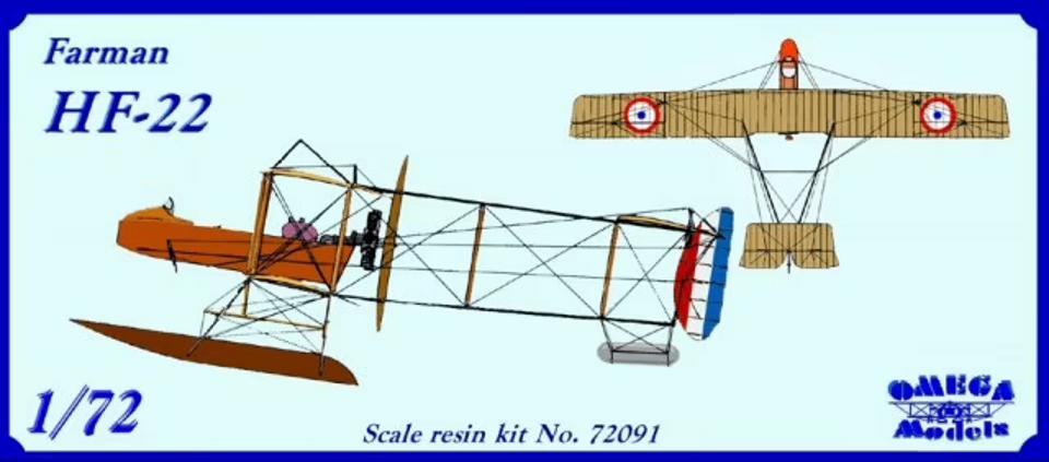 Farman HF-22 - Verkenner, Overige merken, 1:72 tot 1:144, Verzenden, Nieuw