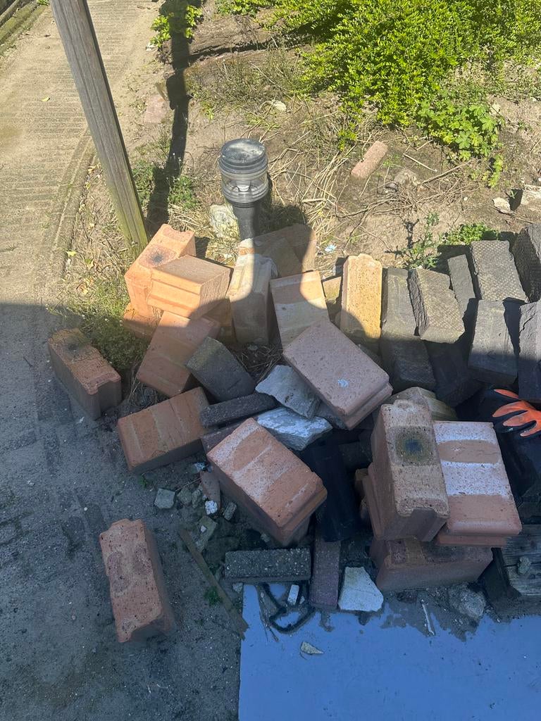Poriso stenen gratis afhalen, Ophalen, Nieuw, Bakstenen