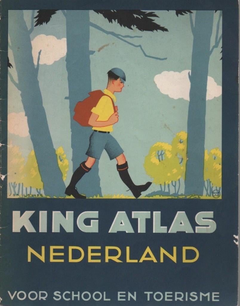 King Atlas Nederland (1979), Gelezen, Overige atlassen, Ophalen of Verzenden, 1800 tot 2000