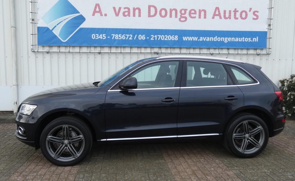 Audi Q5 2.0 TFSI QUATTRO PRO LINE AUT,1eEignr,DealerOH.Facel, Gebruikt, Euro 6, 4 cilinders, Blauw