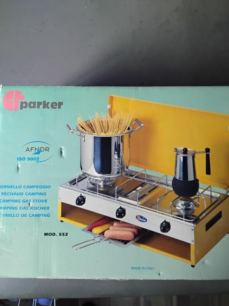 Camping gasstel met grill, Ophalen