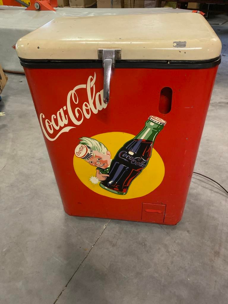 Vintage Coca-Cola Koelbox - Uniek Verzamelobject, Ophalen of Verzenden, Gebruikt, Gebruiksvoorwerp