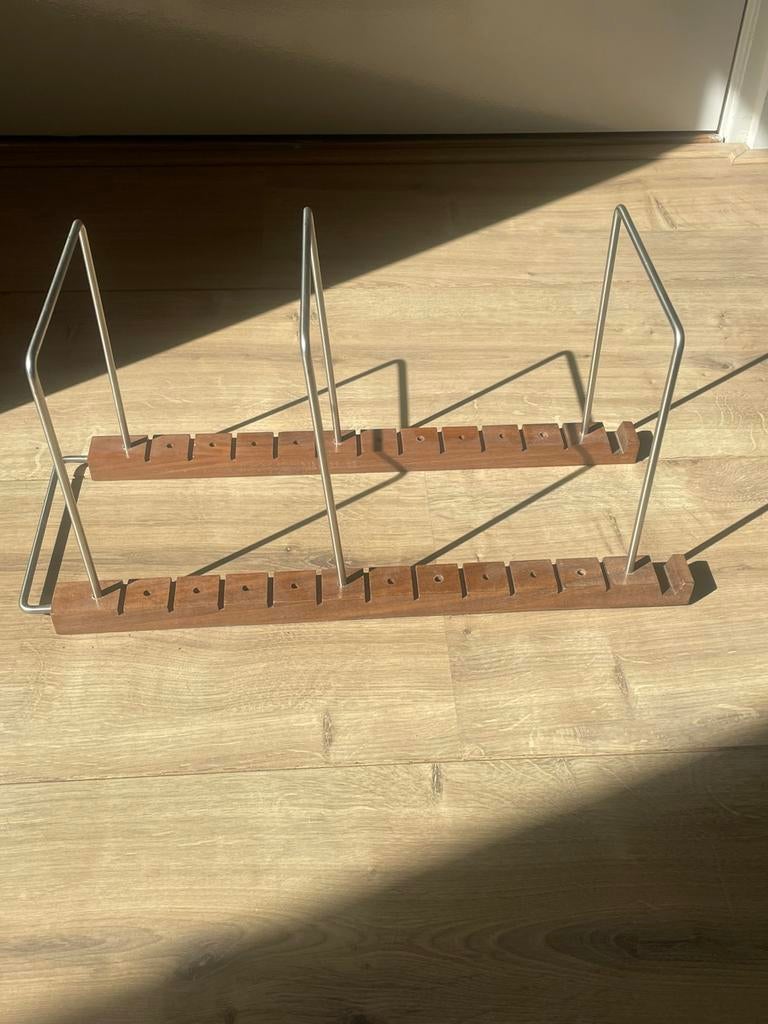 Handig platenrek, Ophalen of Verzenden, Zo goed als nieuw