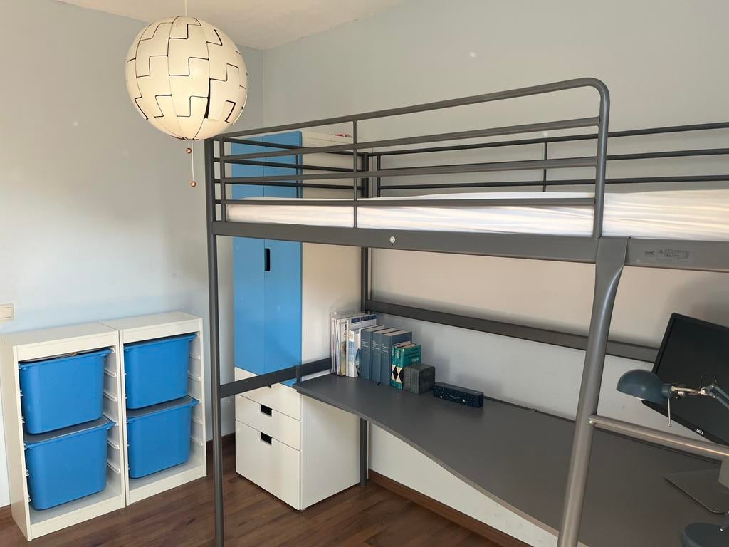 IKEA kinderkamer compleet, Ophalen, Eenpersoons, Zo goed als nieuw, 90 cm